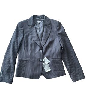 G2000 Grey/ Black Pinstripe Blazer Jacket Tailored Career Office NWT Size 42
